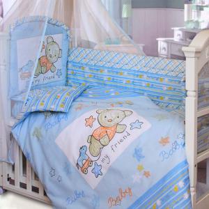Комплект в кроватку zoo bear ― "Золотой Гусь" Товары для новорожденных
